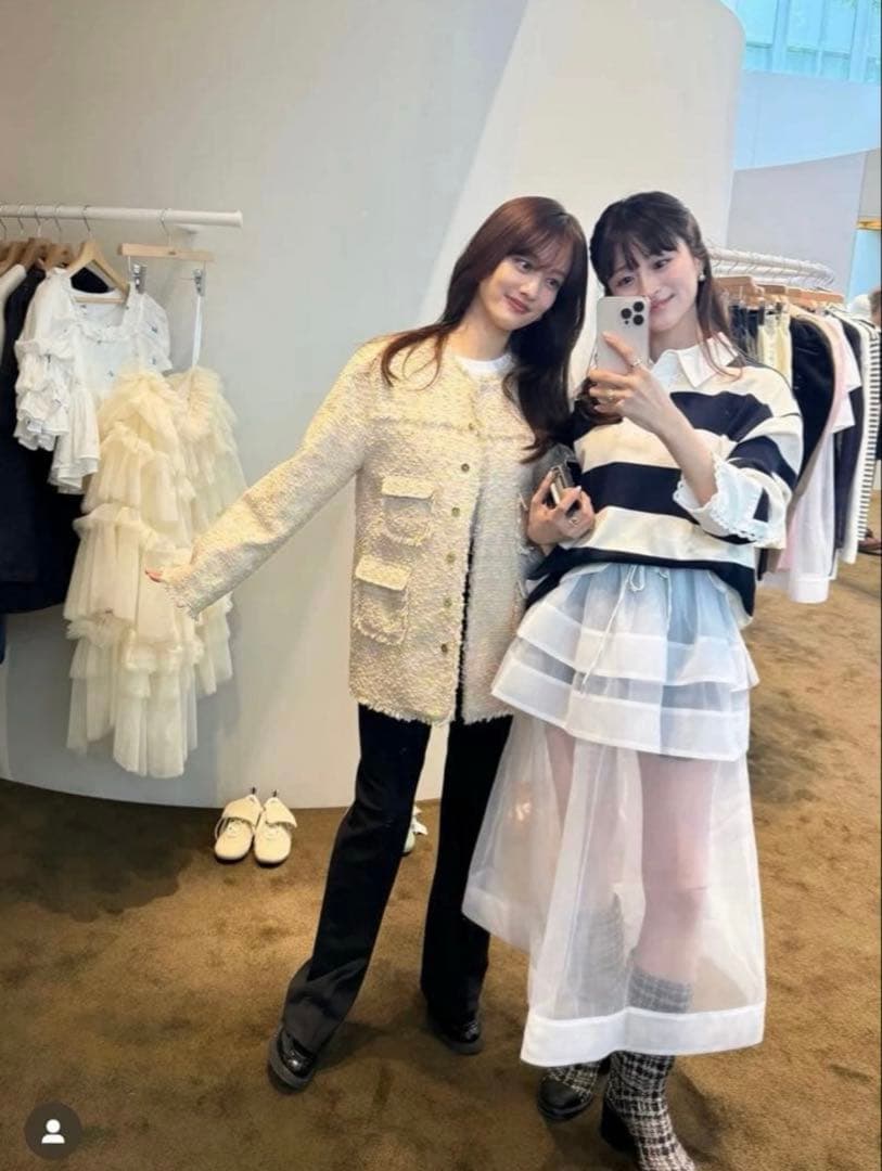 タグ付き新品 bibiy FRANCINE RUGBY TOP ラガー ニット