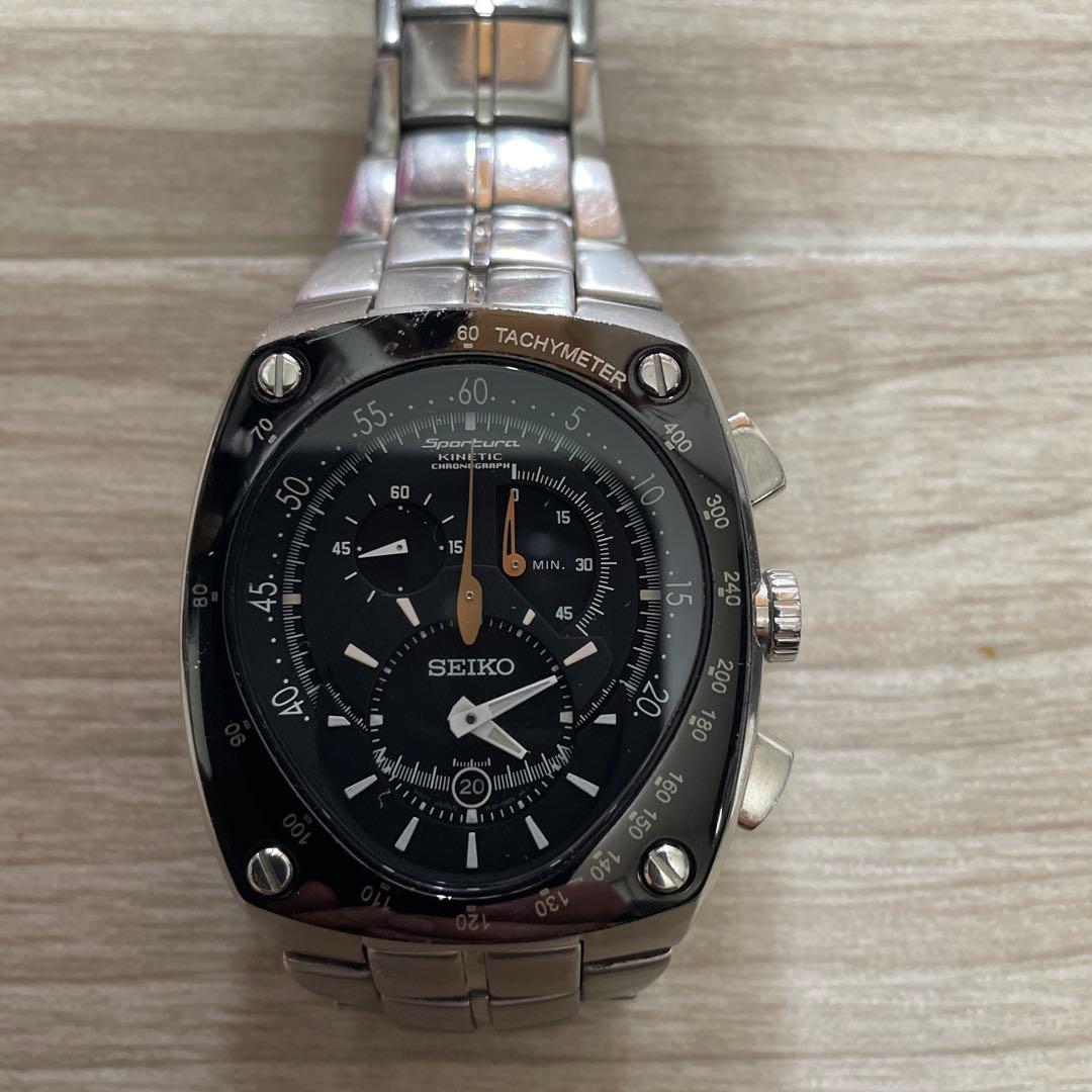 ジャンク品　セイコー スポーチュラ KINETIC 7L22-0AD0