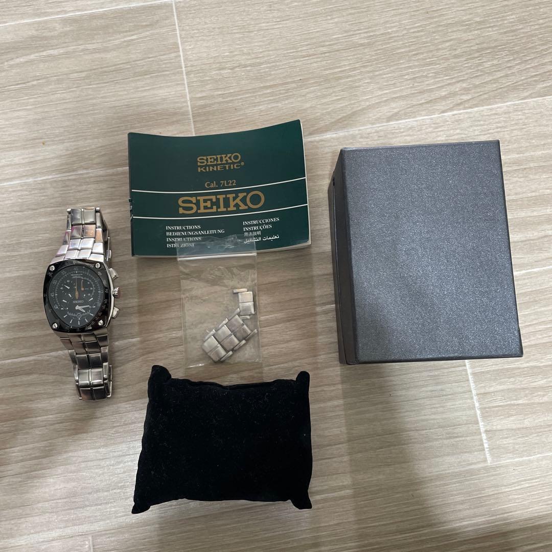 ジャンク品　セイコー スポーチュラ KINETIC 7L22-0AD0