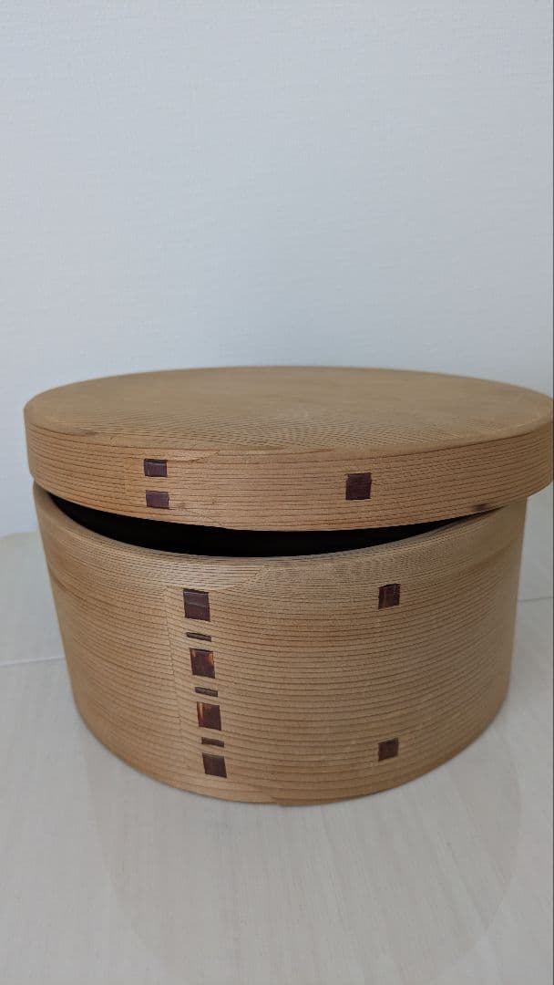 曲げわっぱ無塗装　おひつ　秋田杉　３合