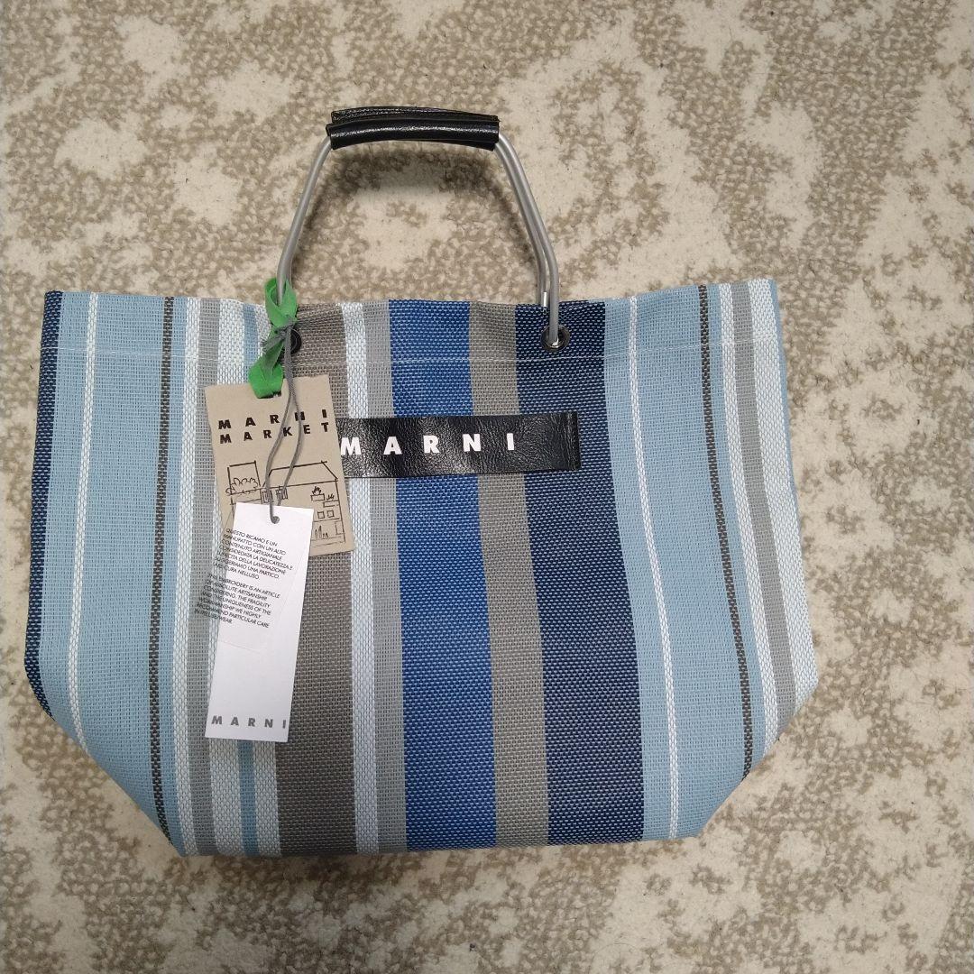 MARNI マルニマーケット ストライプトートバッグ 新品未使用品