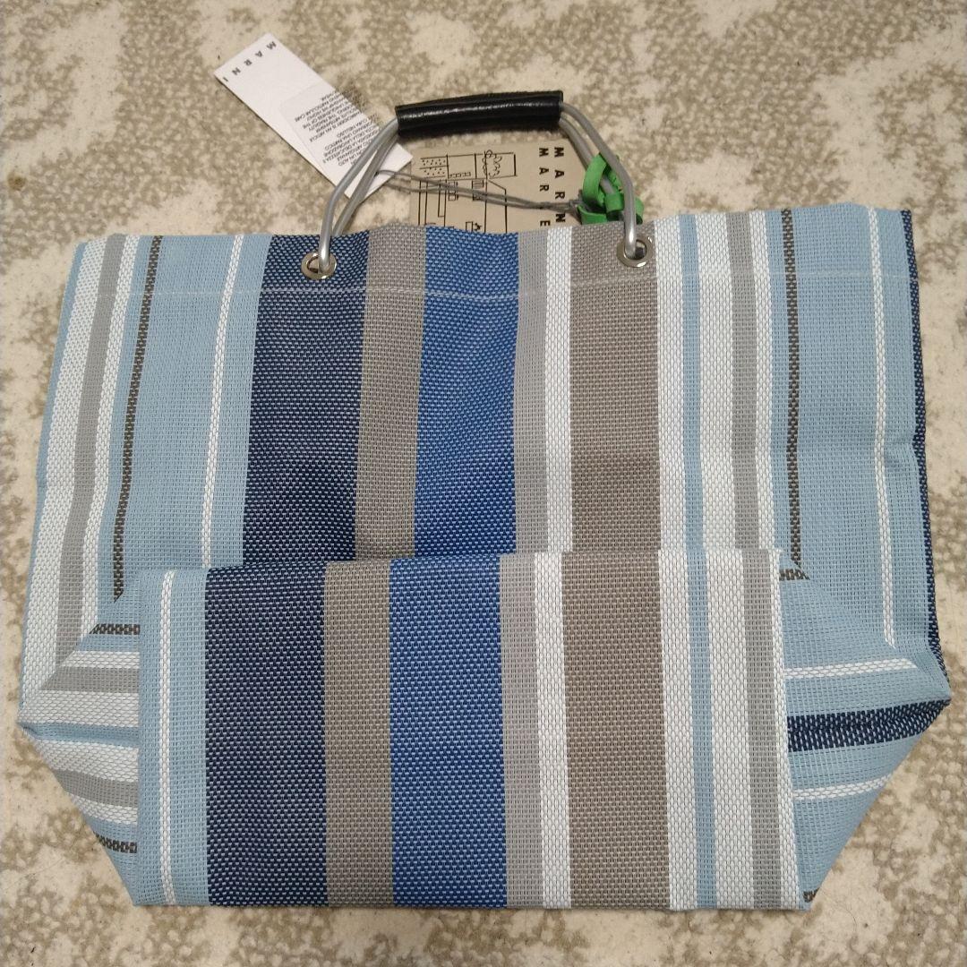 MARNI マルニマーケット ストライプトートバッグ 新品未使用品