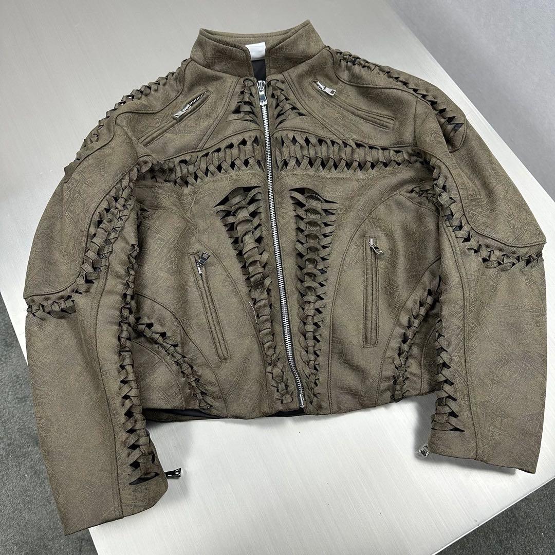 ジャケット・アウター TrendMaybe FOSSIL MOTO JACKET