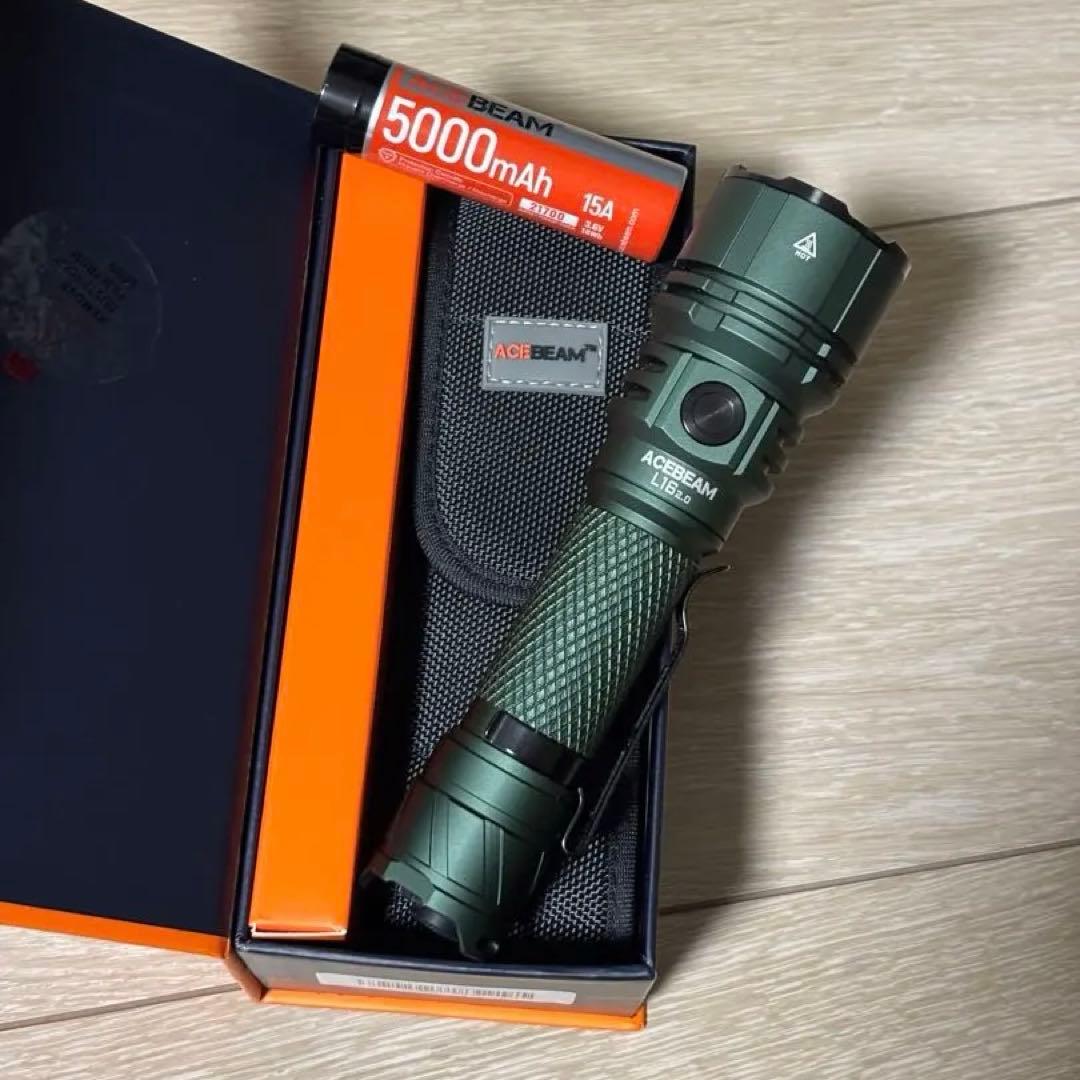 ACEBEAM L16 2.0 Sft40-5000K ODグリーン