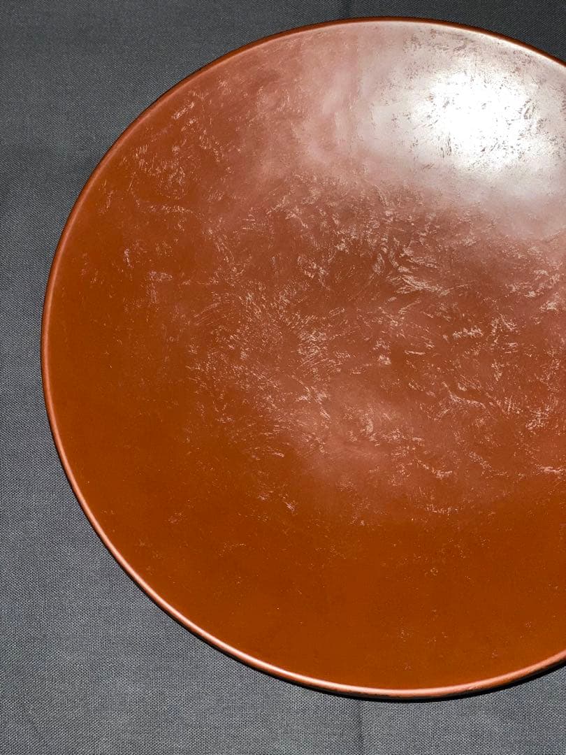 杉田明彦　大皿（内赤）