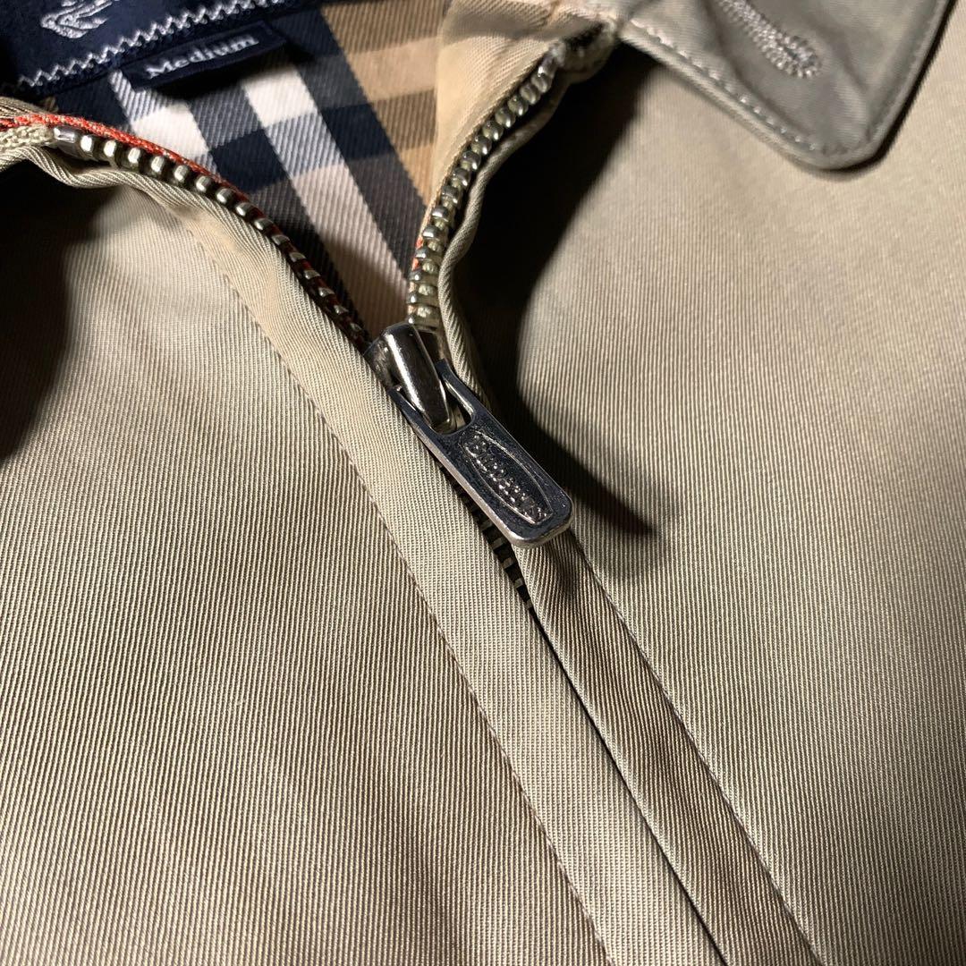 90s Burberrys ギャバジン スイングトップ ハリントンジャケット M