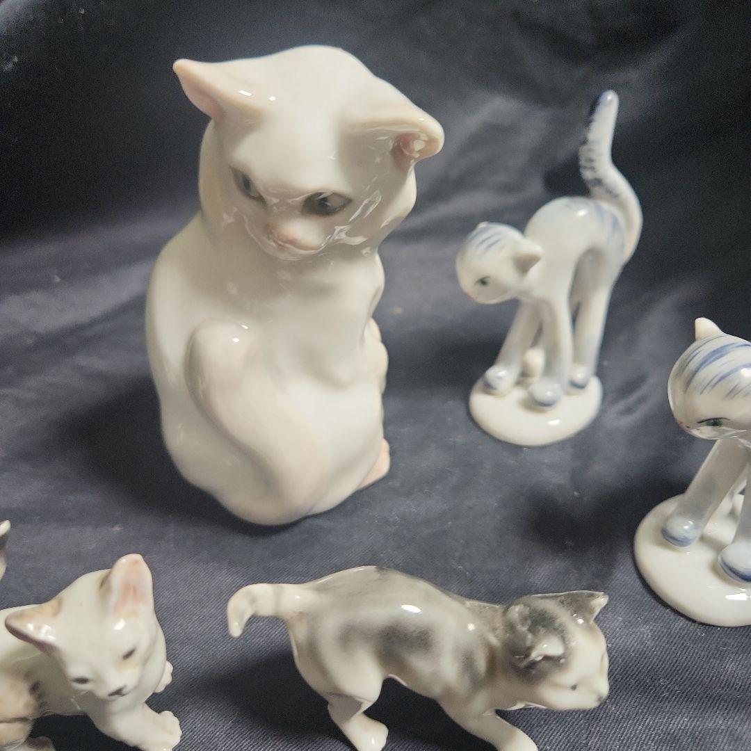 ローヤルコペンハーゲン、ババリエ他猫物置外国製11点