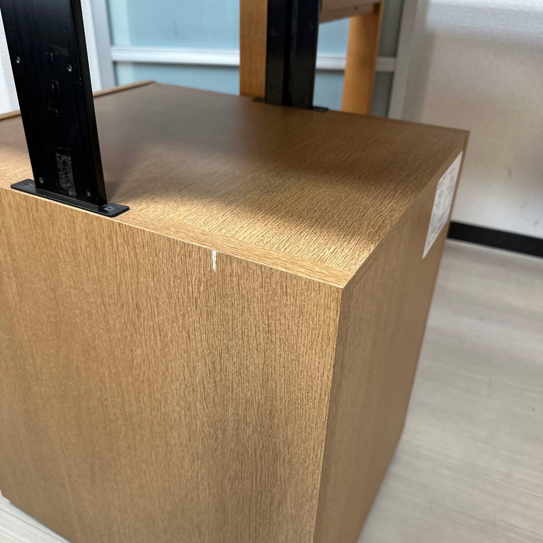 浜本工芸 8000デスクユニット（学習机、書棚、ワゴン、椅子）セット i1※