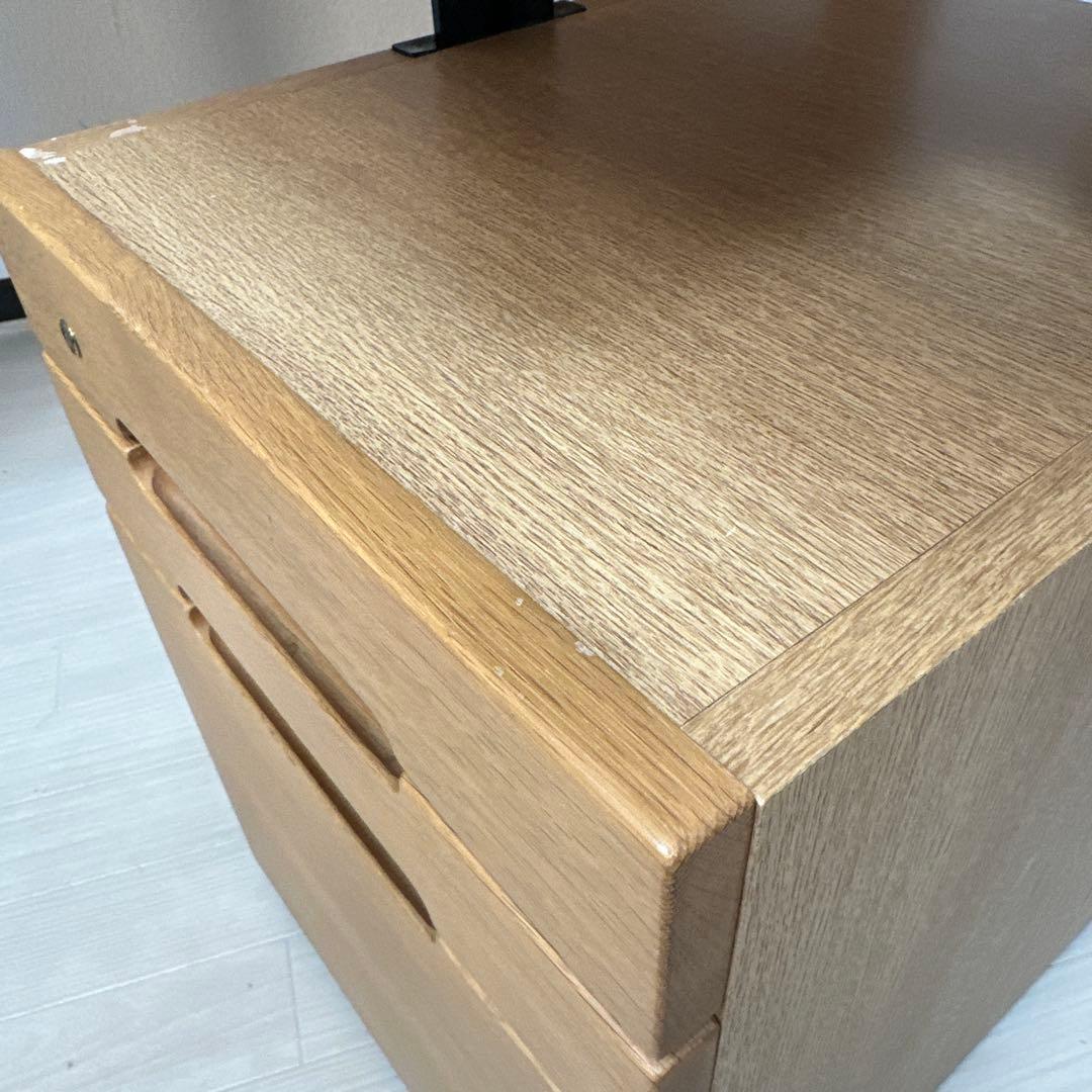 浜本工芸 8000デスクユニット（学習机、書棚、ワゴン、椅子）セット i1※