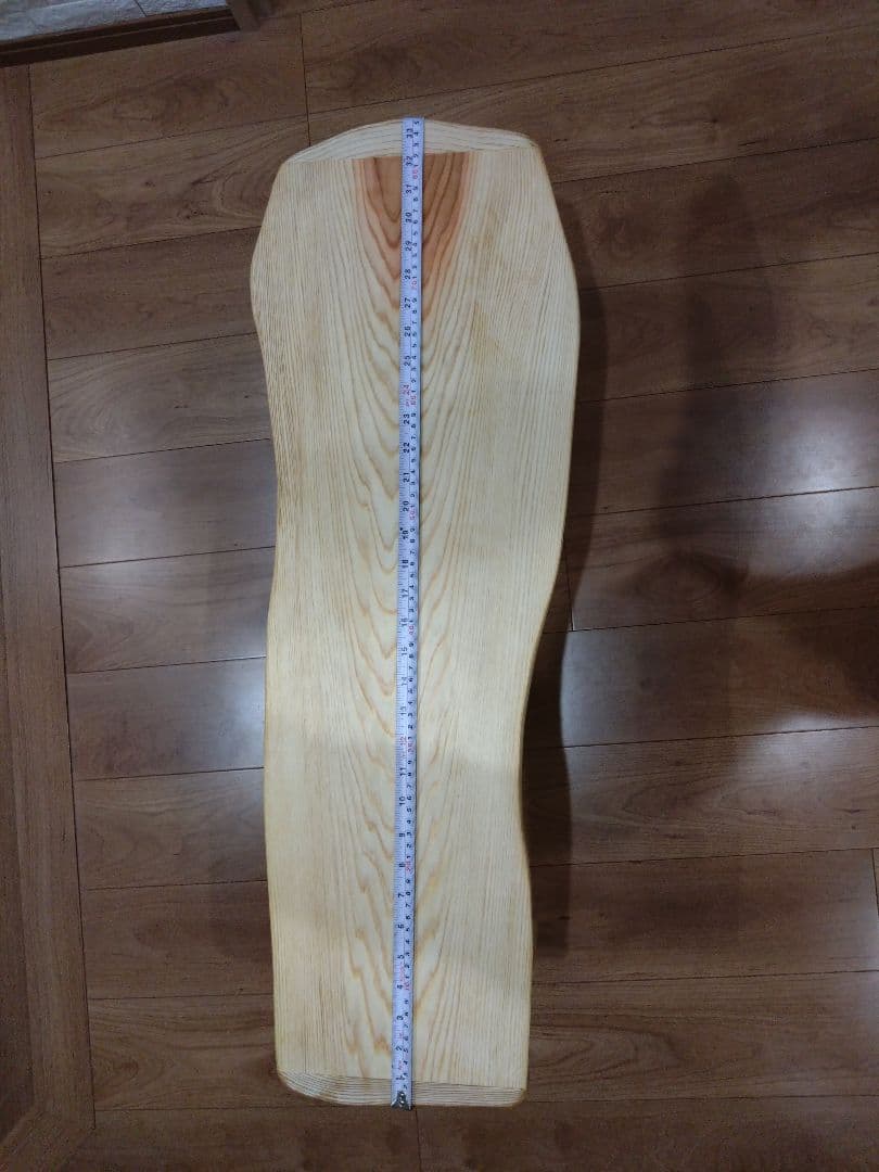 杉のベンチ66　KIZUNA〜❕座面は杉の模様が綺麗、脚は丸太風