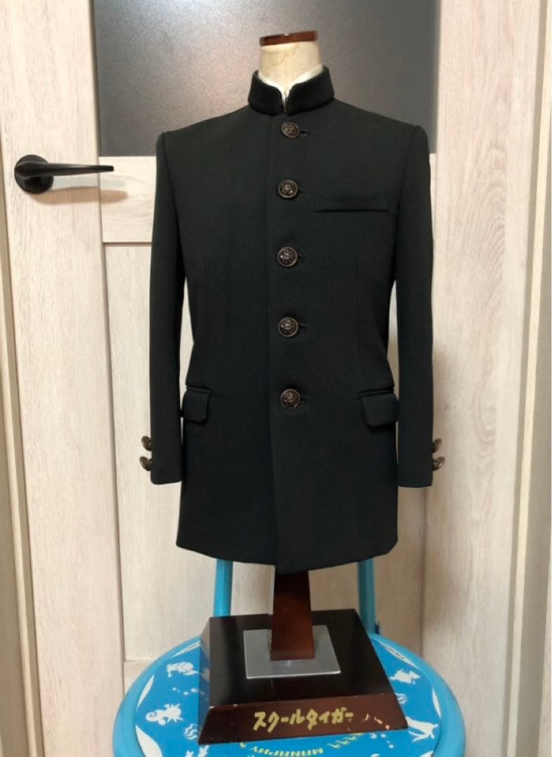 希少☆スクールタイガー　ミニチュア男子学生服　レトロ　アンティーク♪