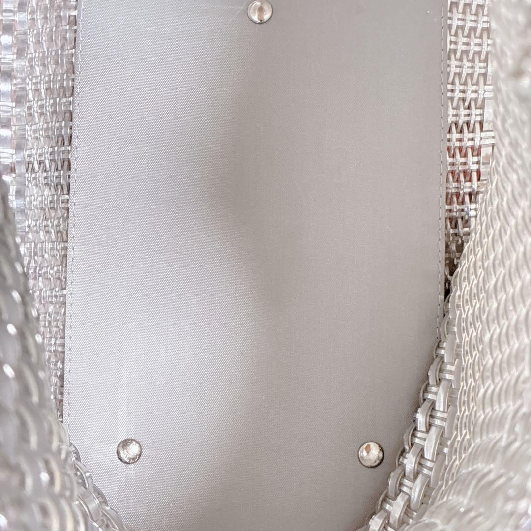 美品✨アンテプリマ ANTEPRIMA イントレッチオ トートバッグ シルバー