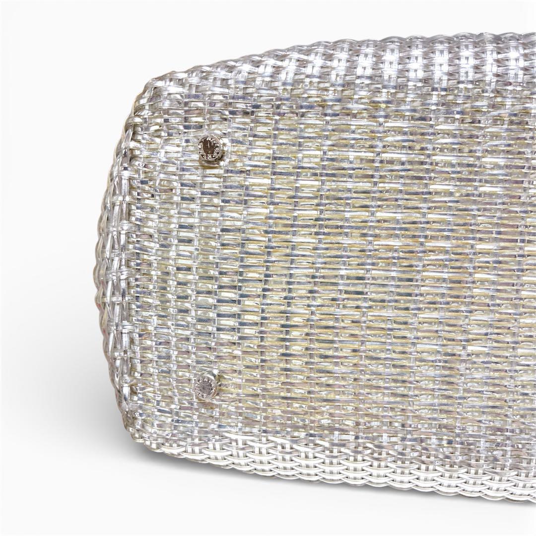 美品✨アンテプリマ ANTEPRIMA イントレッチオ トートバッグ シルバー