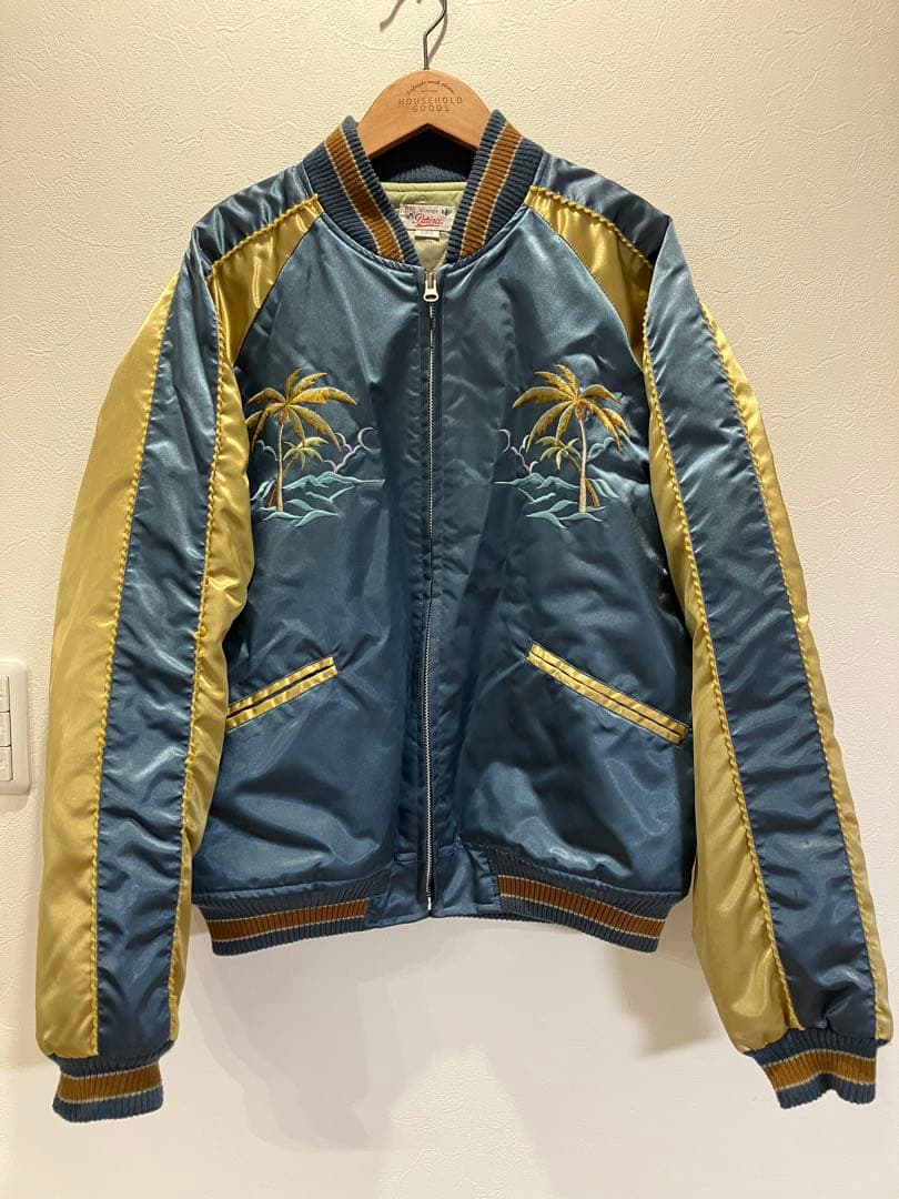 美品★ビンテージパティーナ VintagePatina GUAM刺繍 スカジャン