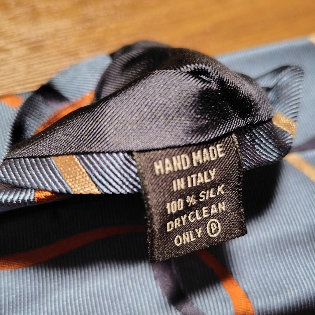 ホリデーアンドブラウン ハンドメイド シルクネクタイ