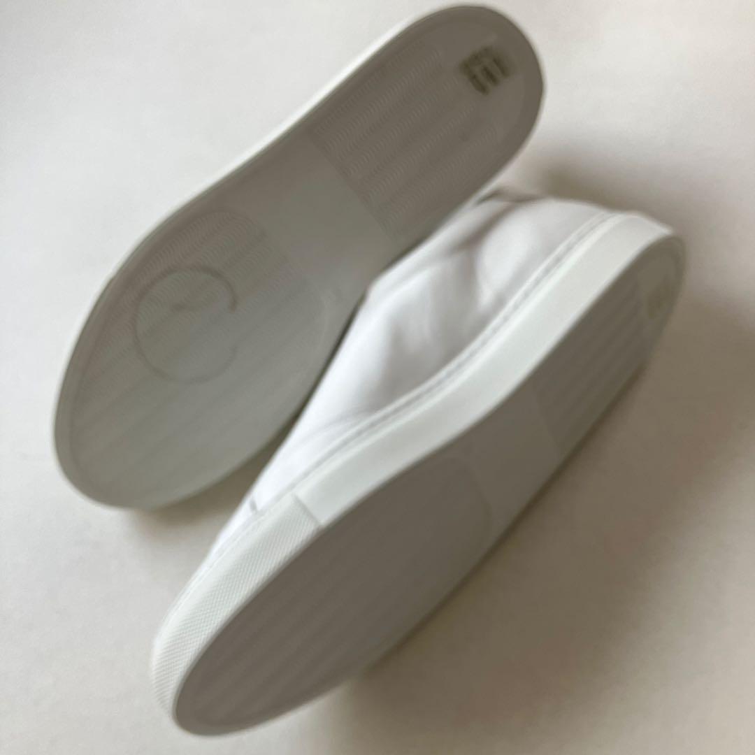 未使用　Amb レザー スニーカー　センタージップ　 ホワイト