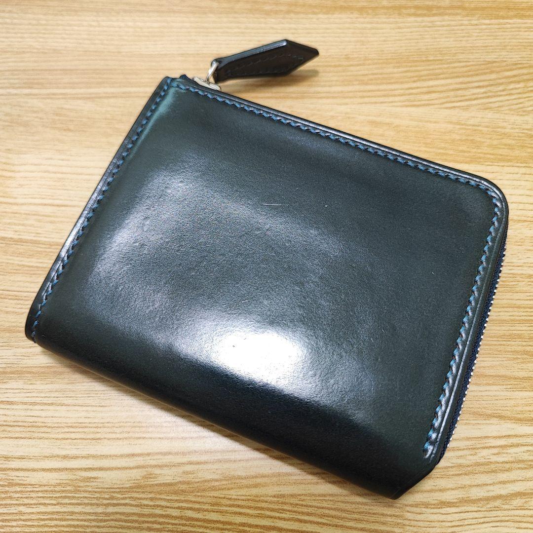 コードバンL字ファスナー財布 クレバレスコ