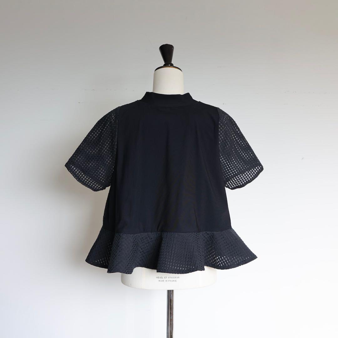 【タグ付】Gypsohila ジプソフィア　トップス　ブラウス　シアー　チェック