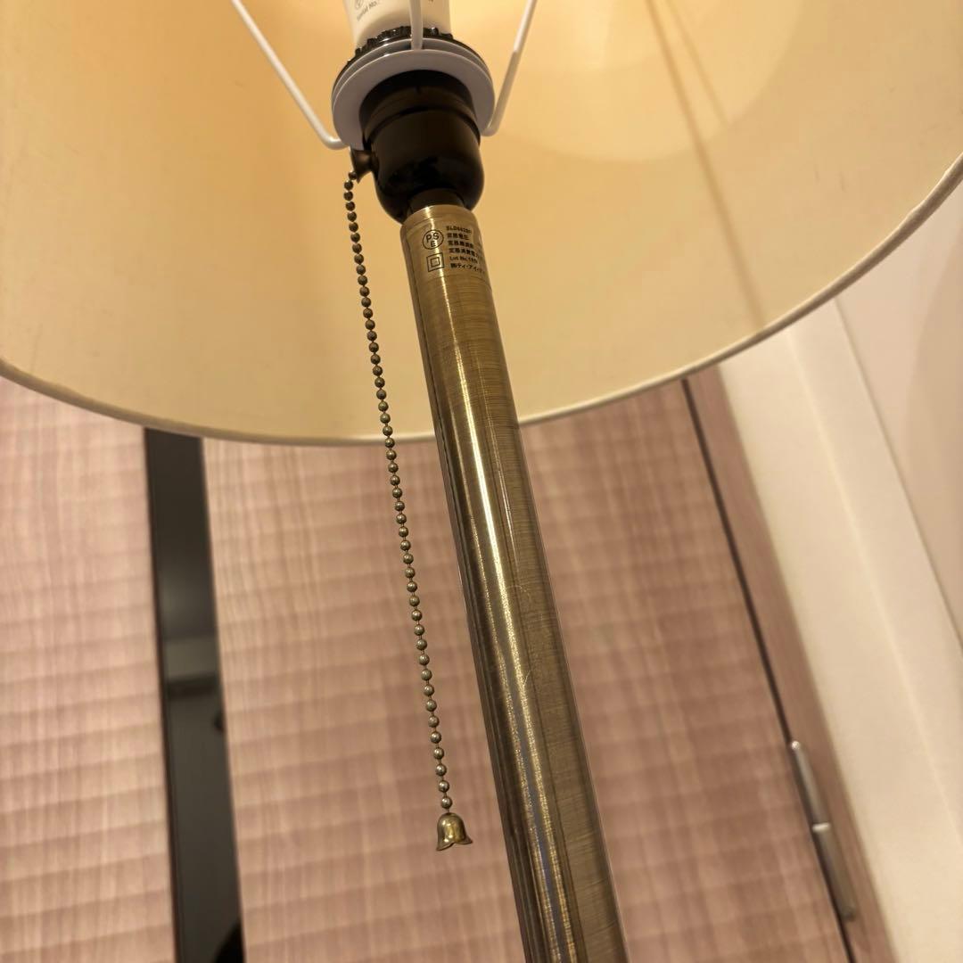 アンティーク調 ヴィンテージフロアライト フロアランプ hue自動調光電球付き