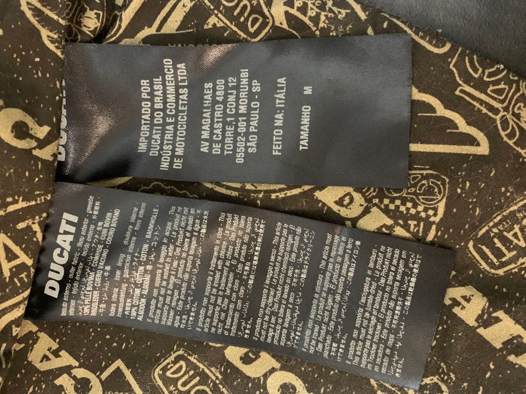 ドゥカティ　レディースM ジャケット　本革　未使用　新品　DUCATI