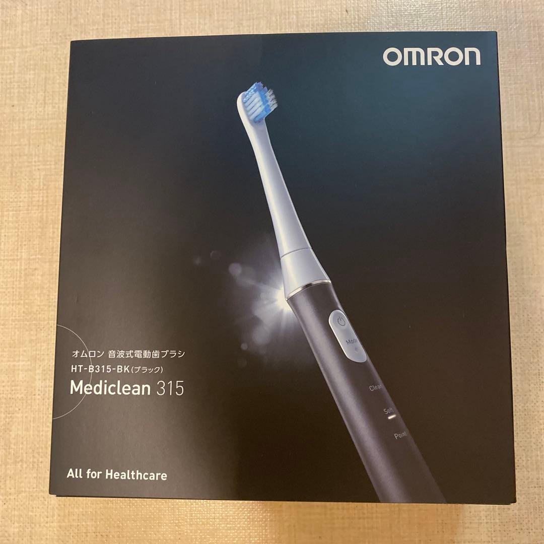 OMRON 音波式電動歯ブラシ　HT-B315-BK ブラック