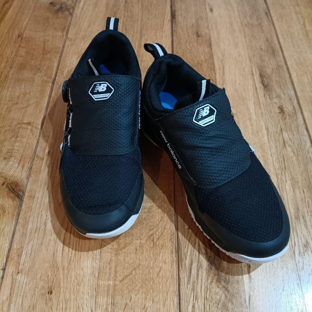 ニューバランス　ゴルフシューズ　MGB4700B ボア　ブラック　25cm