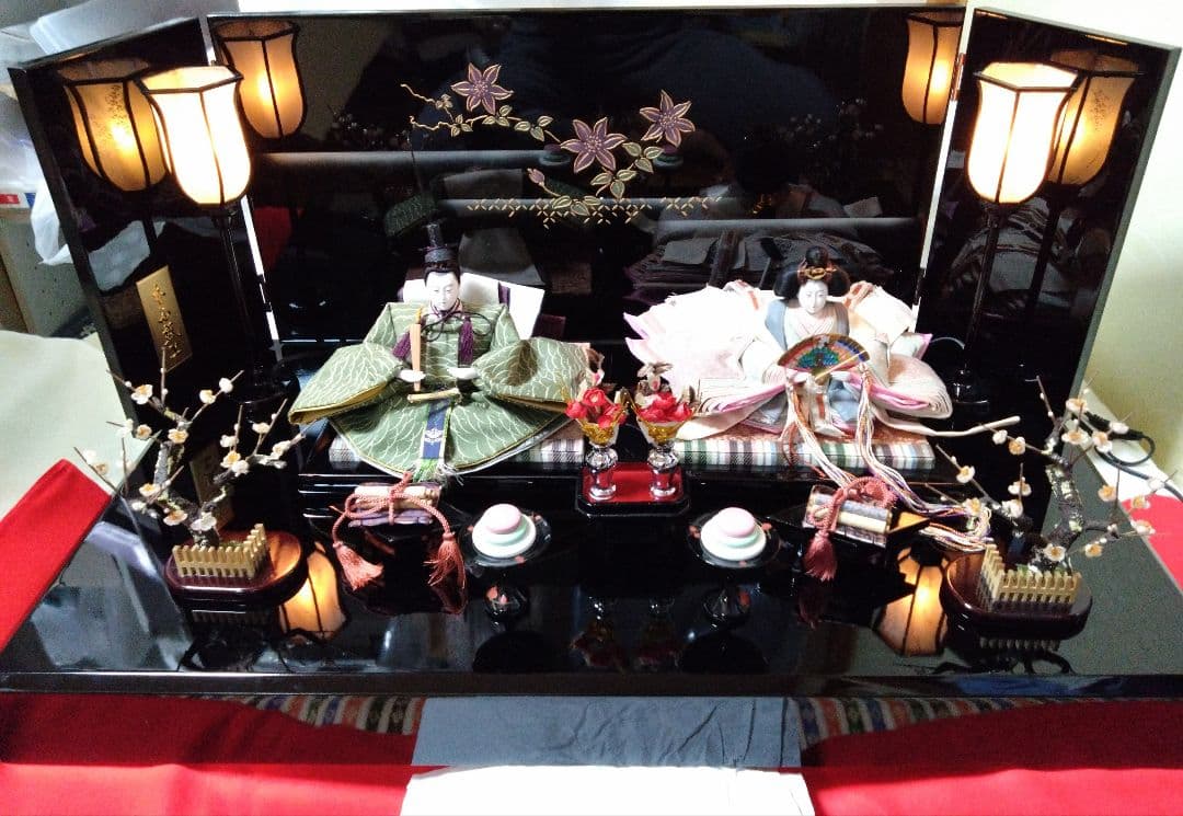 伝統的 ひな人形セット 雛人形 平安雛 長月作 十二単衣 日本人形 三月人形