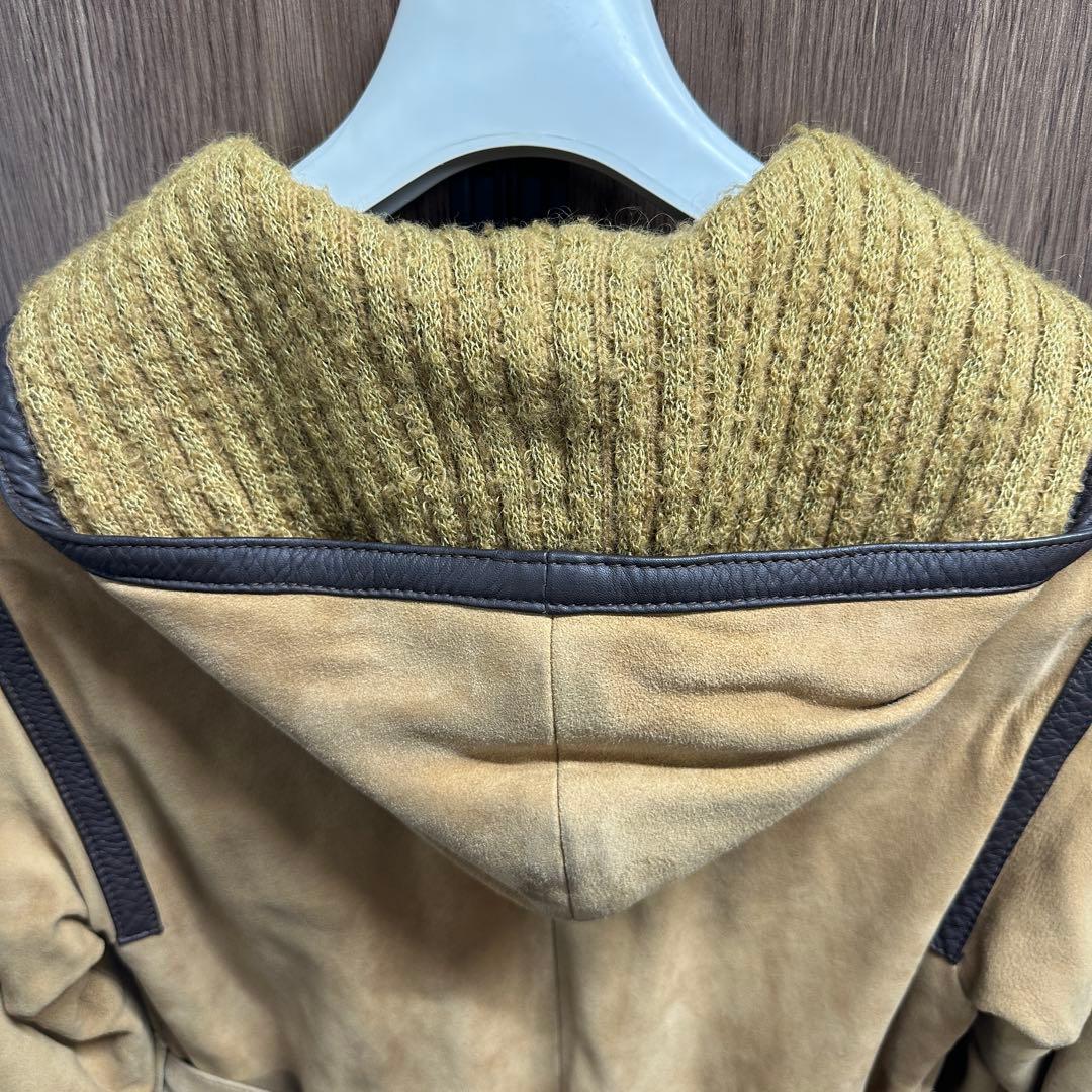 ✨ヴィンテージ ·最高級✨ LOEWE ロエベ スエード ロングコート 付 40