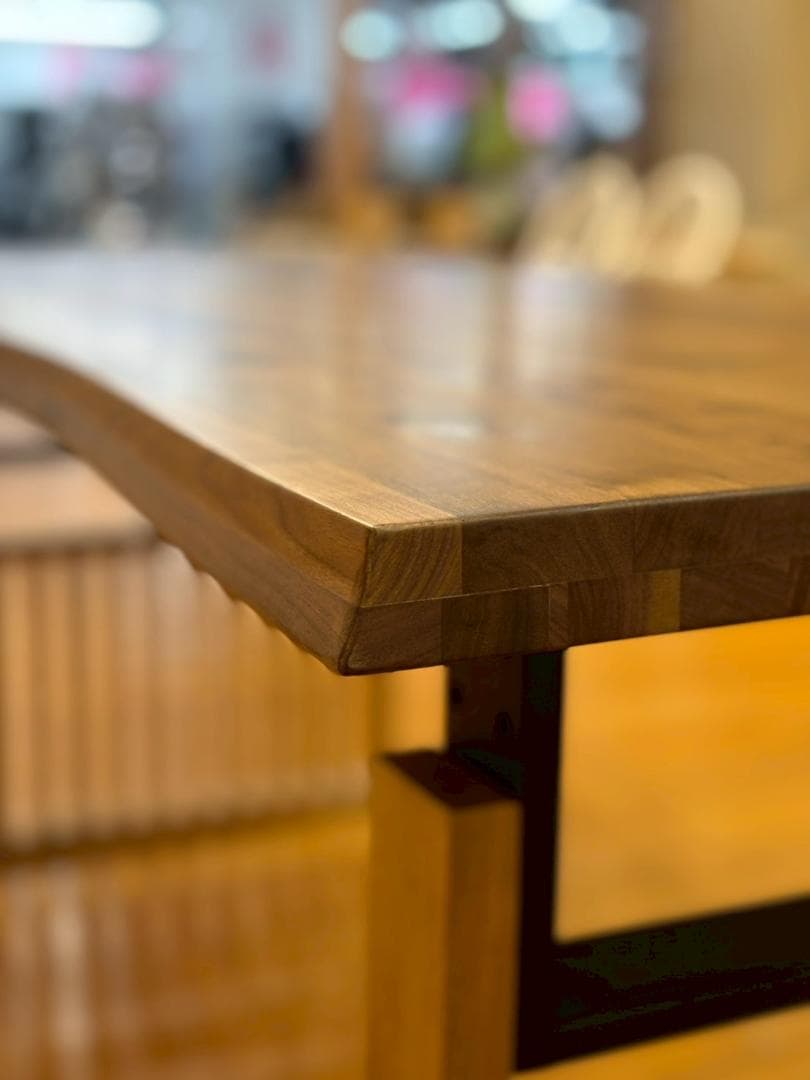 天然木　ダイニングテーブル　ナチュラル