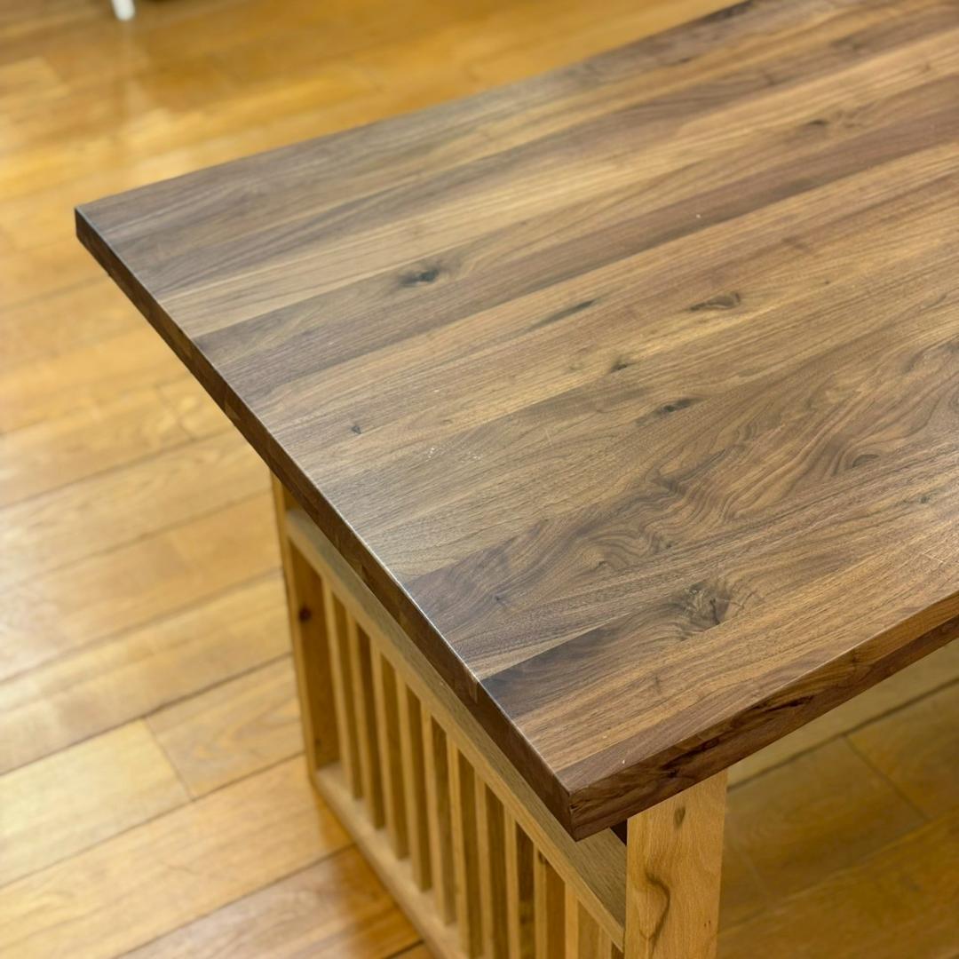 天然木　ダイニングテーブル　ナチュラル