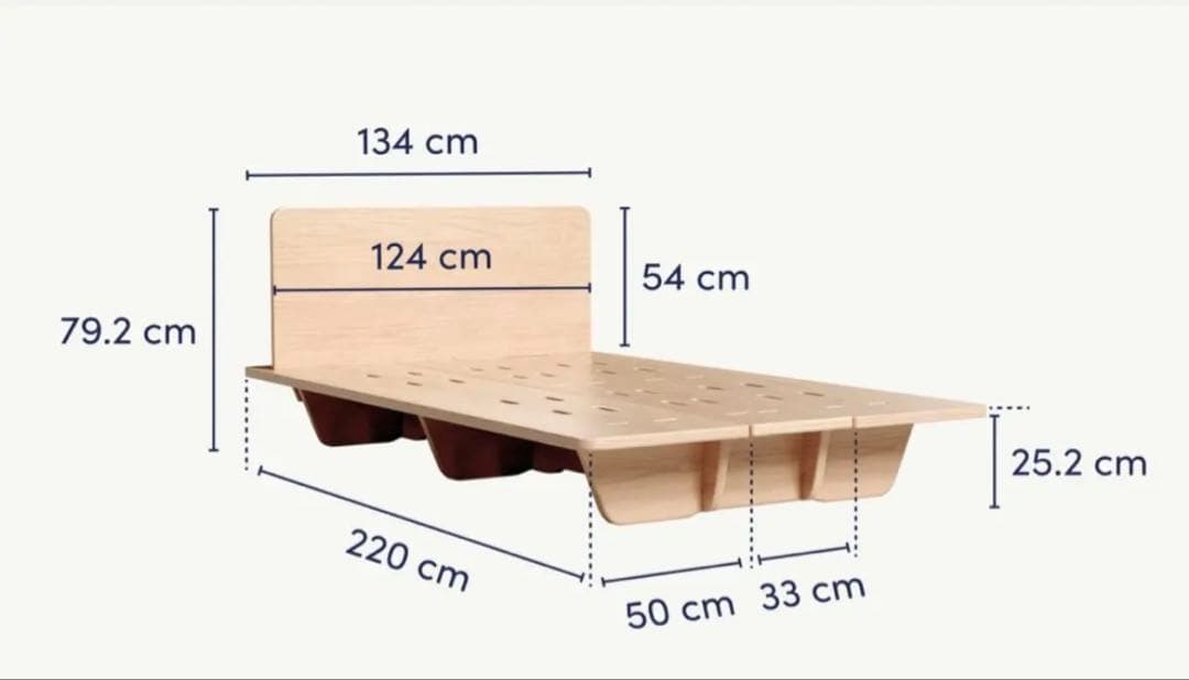 【都内引取専用】コアラマットレス ベッドフレーム セミダブル