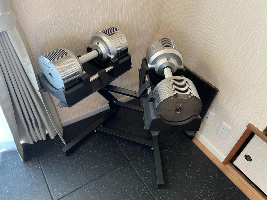 プロバーベル41.5kgスタンド付きセット③