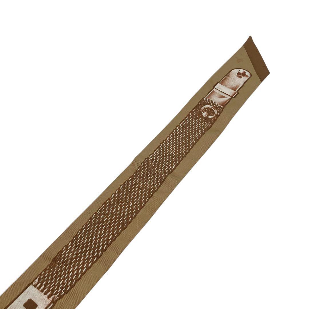 美品✨エルメス ツイリー トレゾール ドゥ メドール スカーフ ブラウン