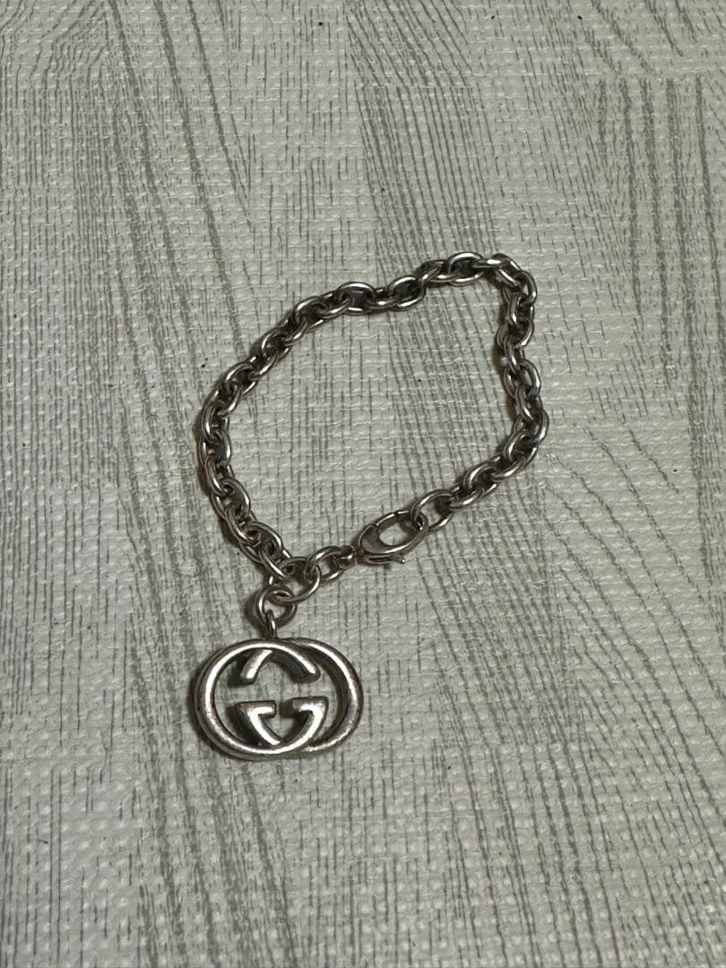 グッチ　GUCCI シルバーブレスレット インターロッキング