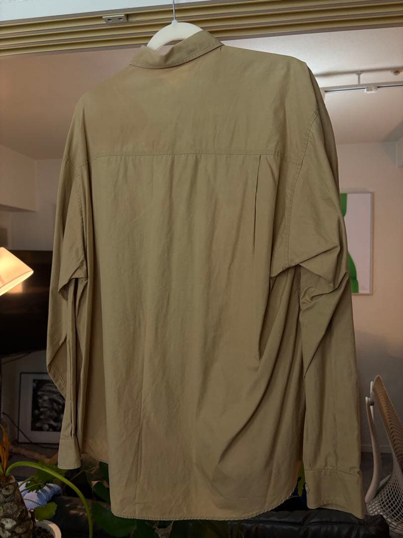 トップス AURALEE WASHED FINX TWILL CPO SHIRT