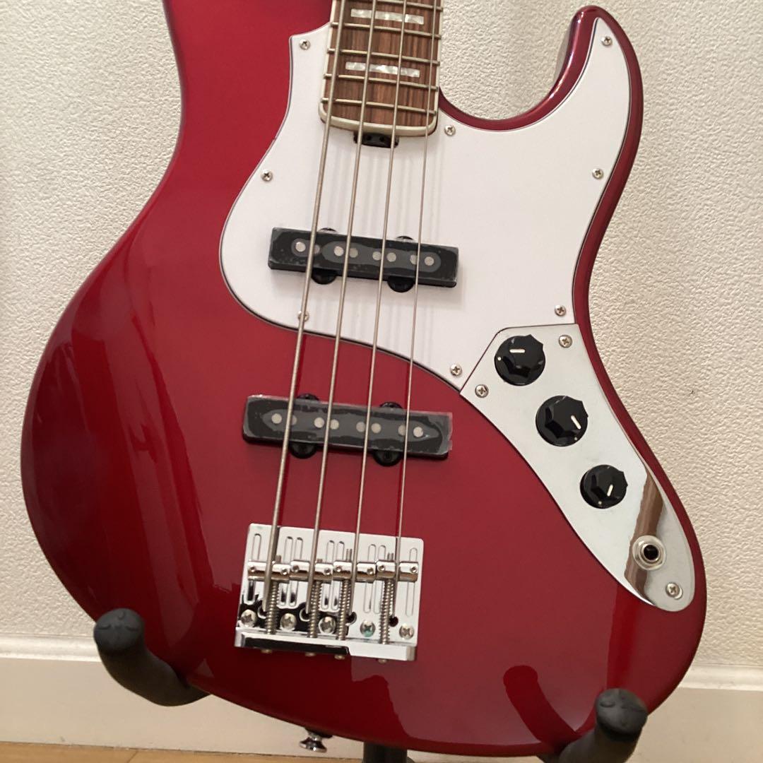 GrassRoots エレキベース 4弦 レッド