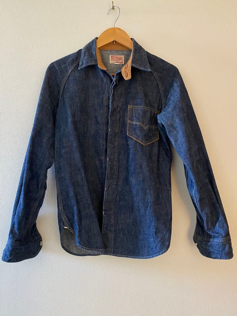 釣*中様 【美品】DELUXEWARE デニムシャツ　 L アメカジ