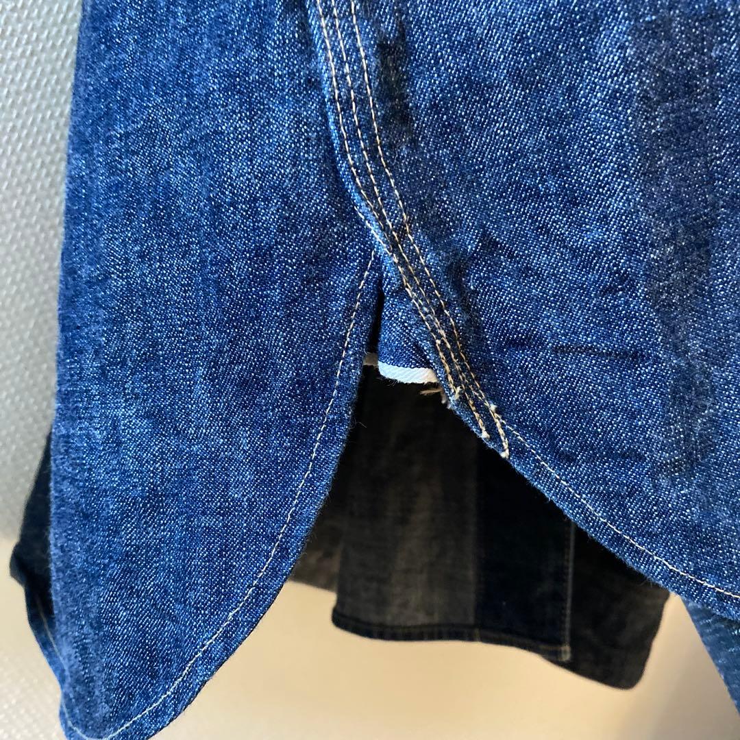 釣*中様 【美品】DELUXEWARE デニムシャツ　 L アメカジ