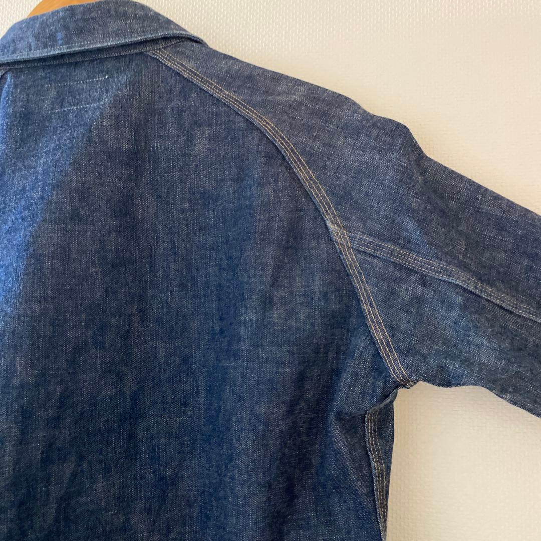 釣*中様 【美品】DELUXEWARE デニムシャツ　 L アメカジ