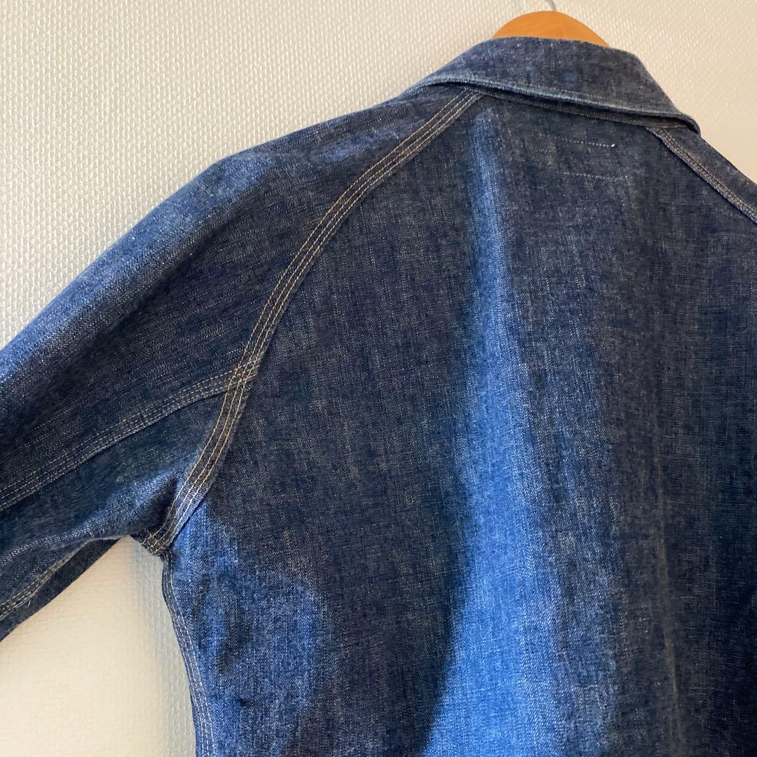 釣*中様 【美品】DELUXEWARE デニムシャツ　 L アメカジ
