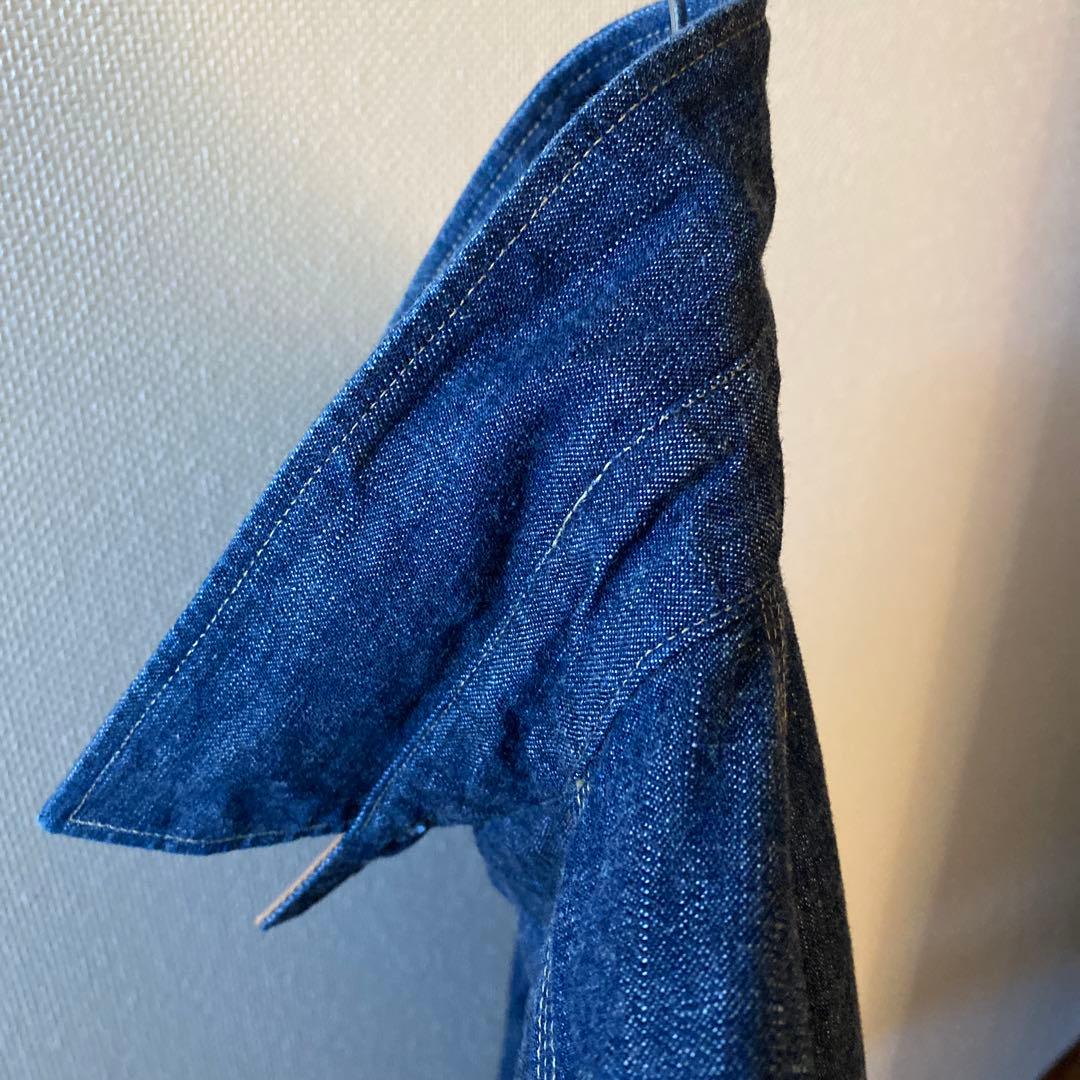 釣*中様 【美品】DELUXEWARE デニムシャツ　 L アメカジ