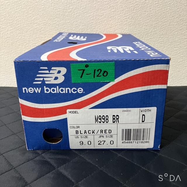 【未使用】ニューバランス M998BR 27cm（プー120）