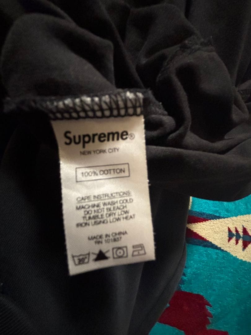 Supreme スモールボックスロゴブラック ロンT