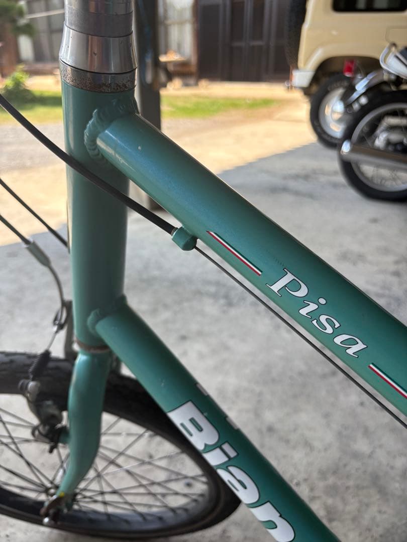 Bianchi ミニベロ 8段変速 ミントグリーン