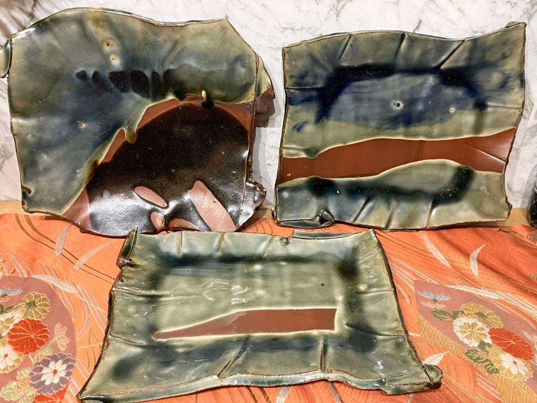 異形角皿 一尺 三枚