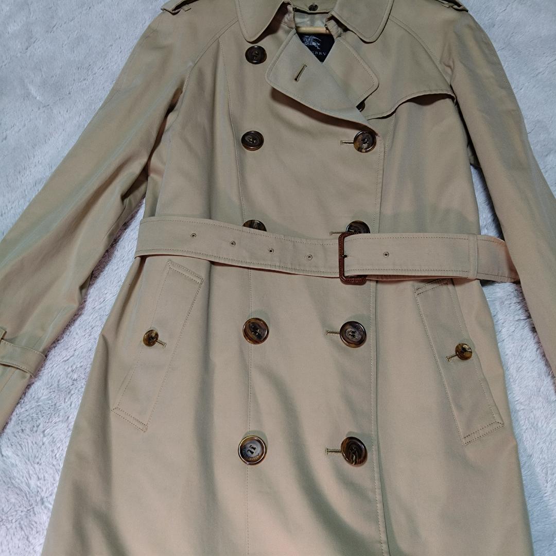 バーバリーロンドン　トレンチコート38　ステンカラーコートセット商品ノバチェック