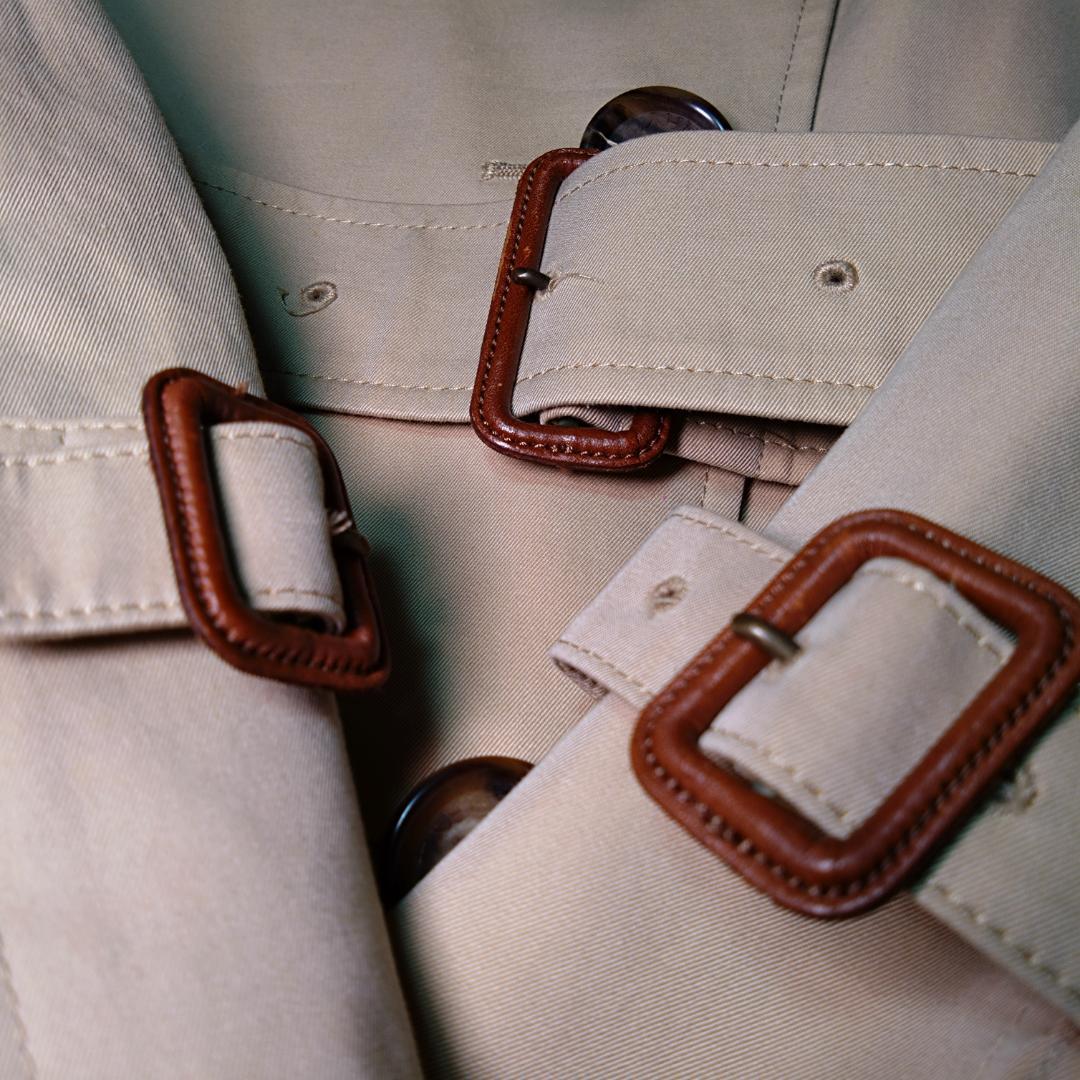 バーバリーロンドン　トレンチコート38　ステンカラーコートセット商品ノバチェック