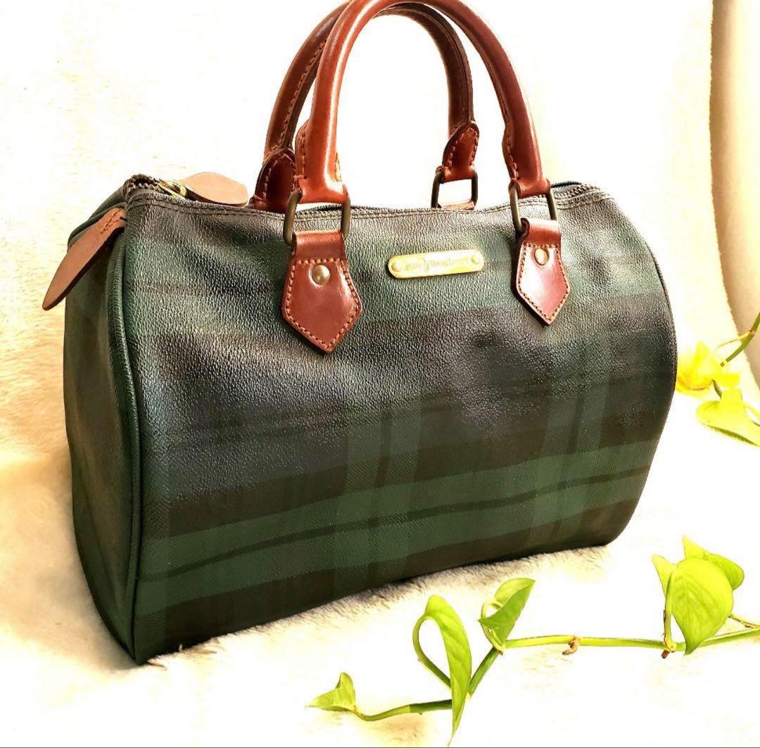 美品 RALPH LAUREN ポロラルフローレンミニボストンバックレザー