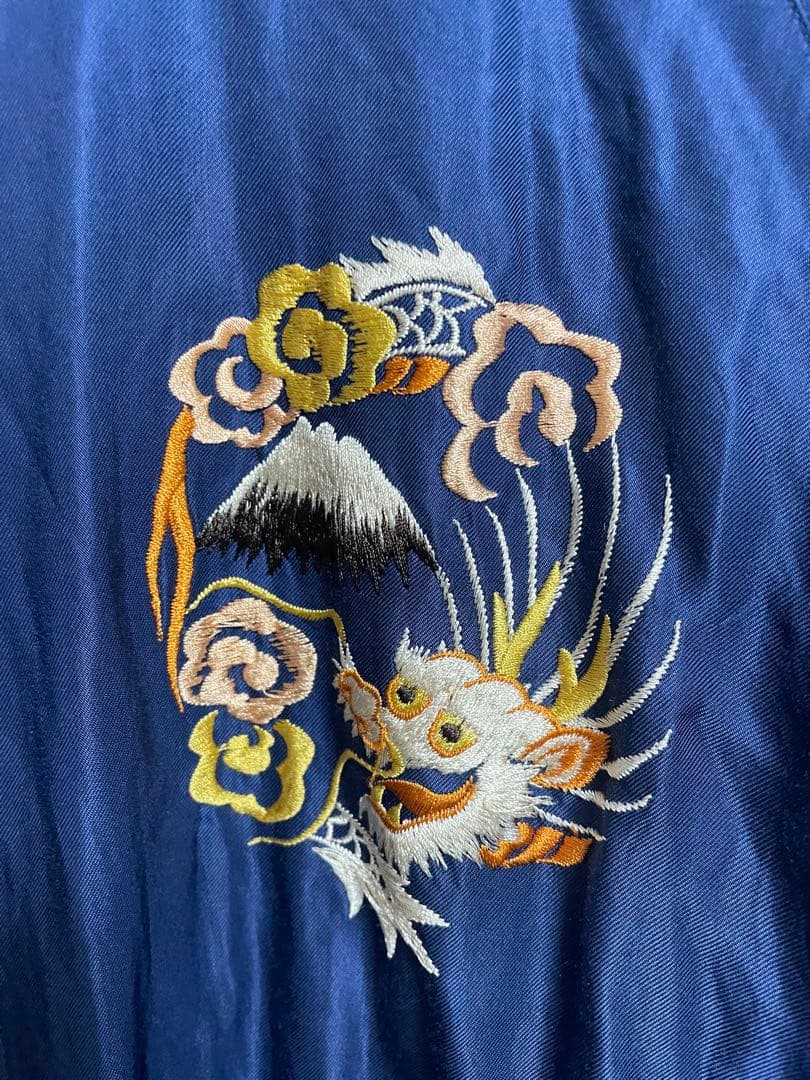 テーラー東洋 ヒノヤ別注 スカジャン TAILOR　TOYO 赤虎龍鷹日本地図