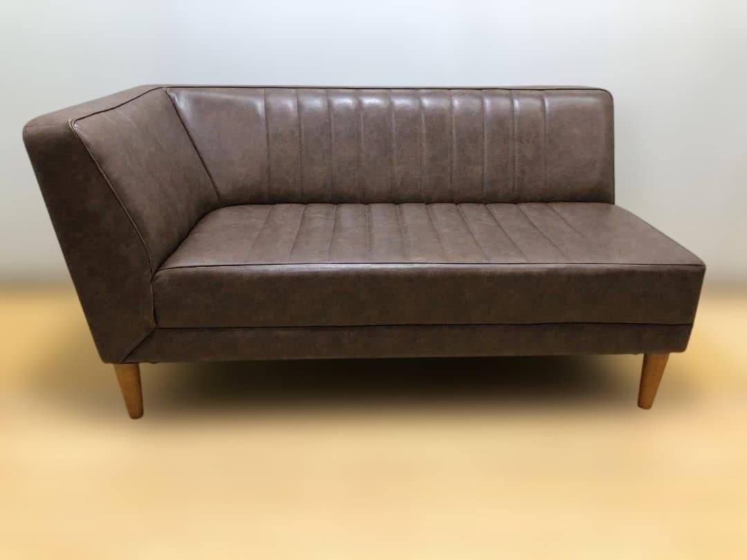 送料無料 2人掛けソファ レザー調 142cm 有名ショップ購入 112925
